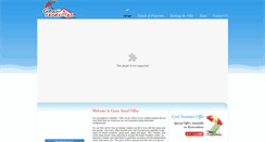 Desktop Screenshot of goansandvillas.com